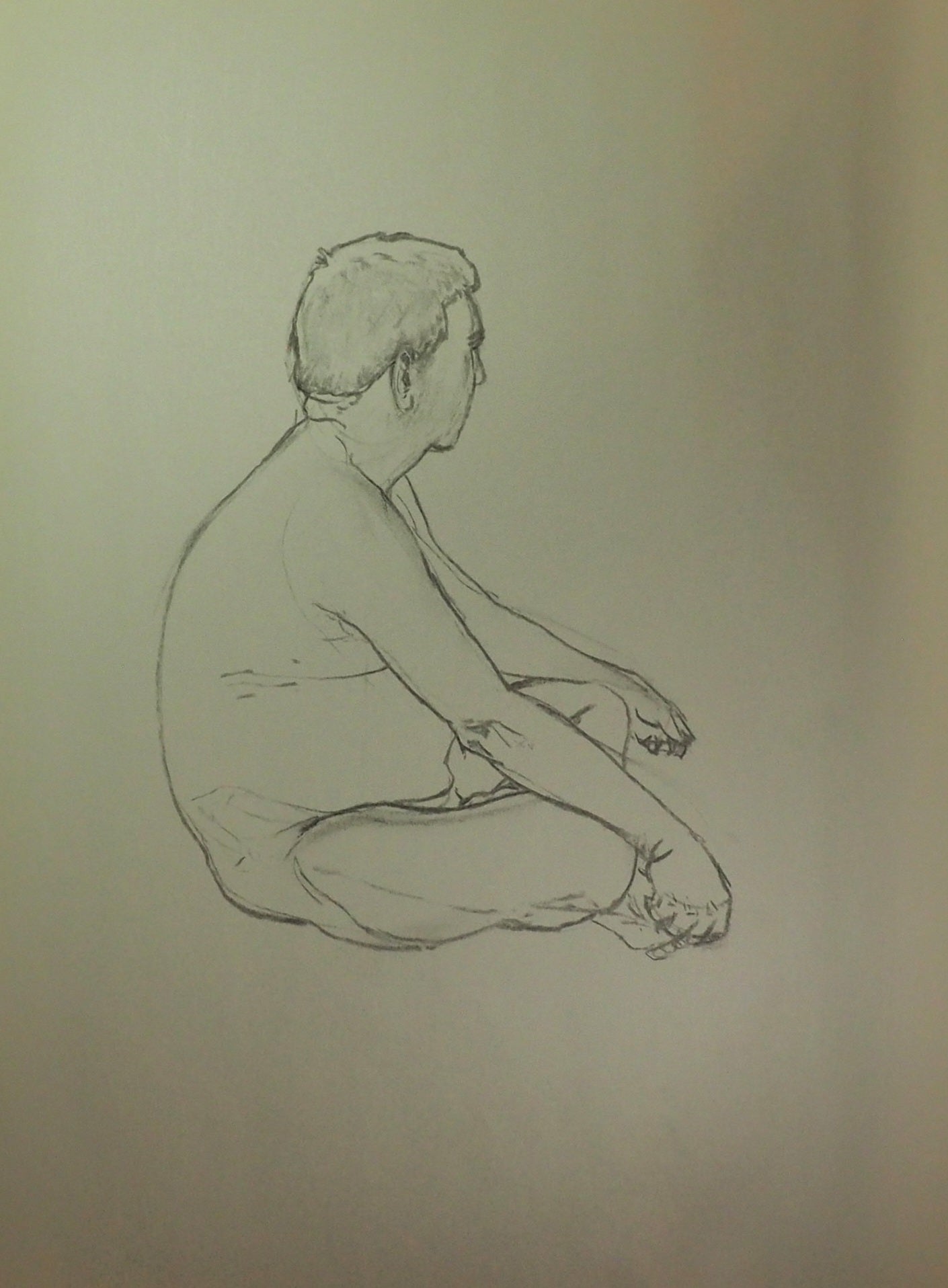 Contemplation - Figure Drawing