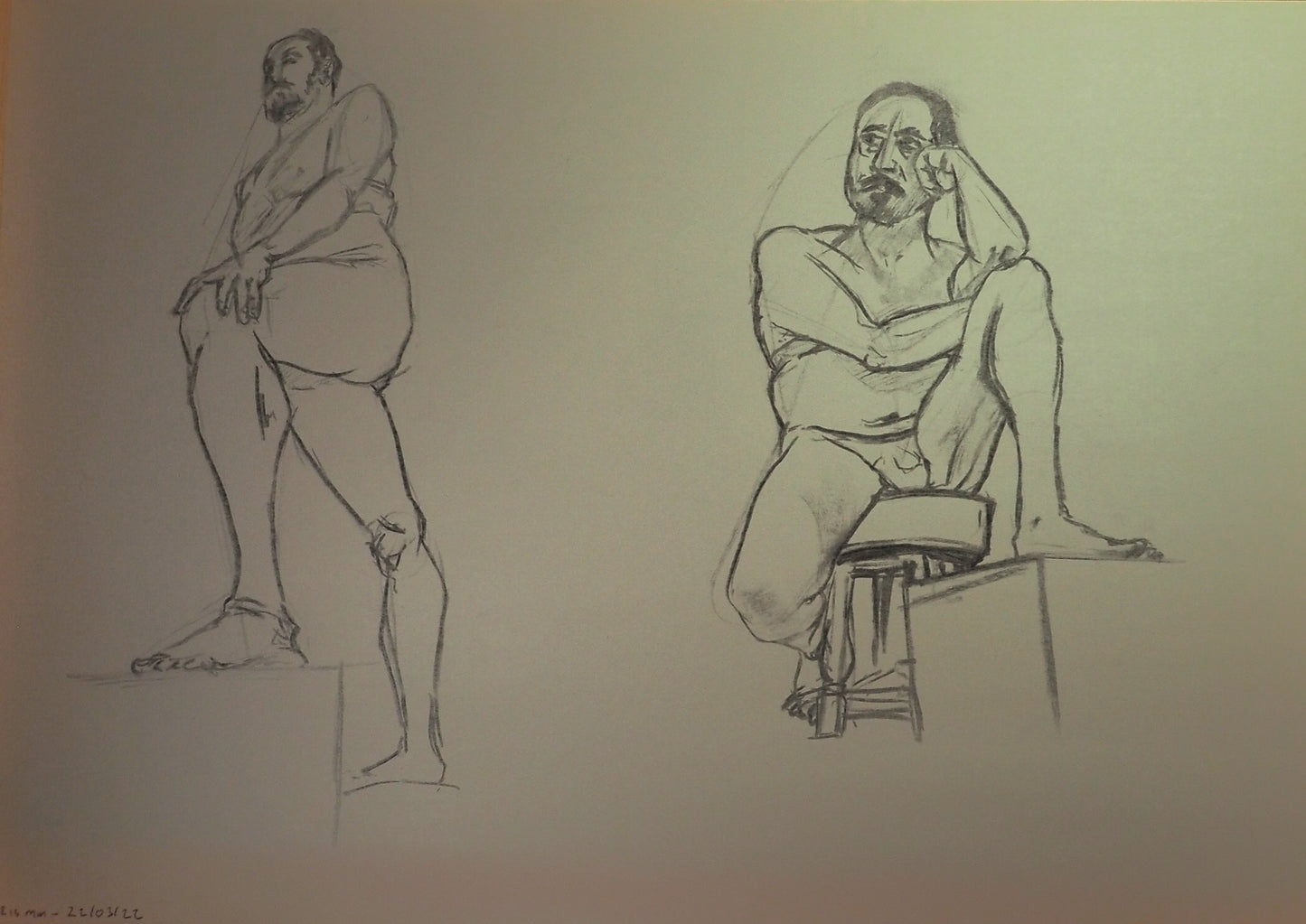 Lost in Thought - Figure Drawing